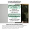 Signmission Safety Culture Sign, 18 in Width, Vinyl Decal, Rectangle, Bilingual OS-2PACK-SF-D-1824-L-10831 - alternate 5
